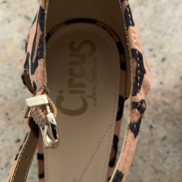 Sam Edelman - Joelle Nude Leopard Shoes Size 9.5 B - Picture 3 of 11